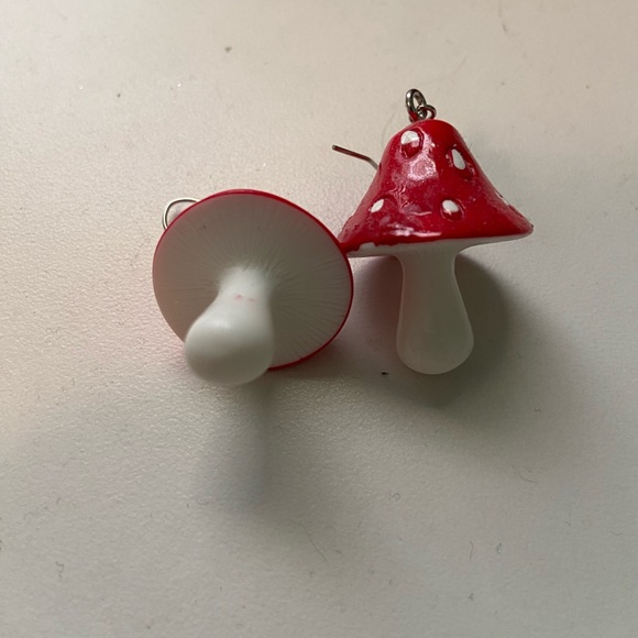 Mushroom Earrings - Picture 1 of 2